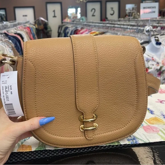 Banana Republic Camel Crossbody Bag - Picture 1 of 5
